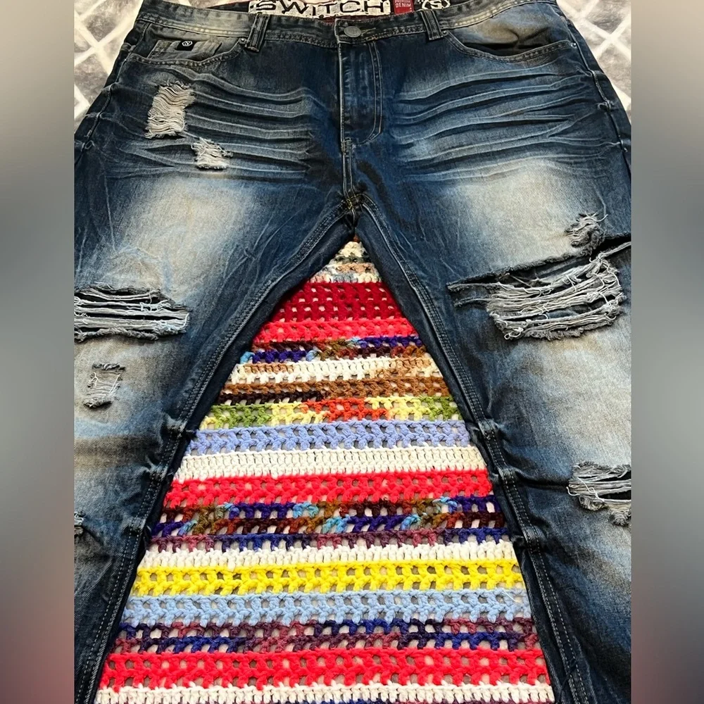 🏅 Switch Premium Ripped Distressed Jeans - Picture 5 of 13